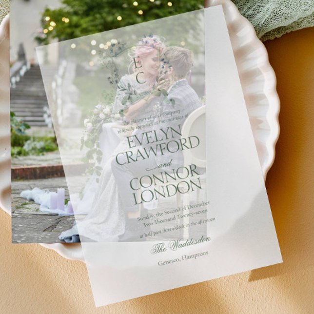 Elegantes Wappen im Winter Hochzeit (Von Creator hochgeladen)