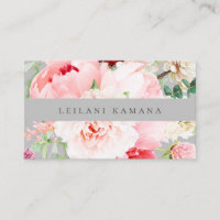 Elegantes Wasser Rosa Rosa Blauer Silbergrau