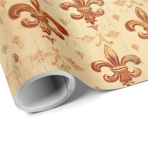 Elegantes Wasserfarbe Halloween Orange Geschenkpapier