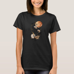 Elegantes Wasserfarben-Blumenbouquet Vintage Flore T-Shirt