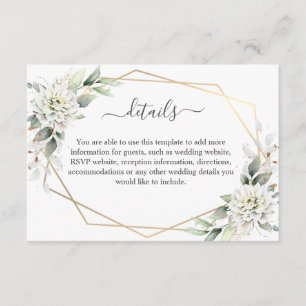 Elegantes Wasserfarbendrost, blaue Foliage Details Begleitkarte