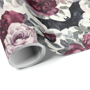 Elegantes WasserfarbenHalloween Geschenkpapier