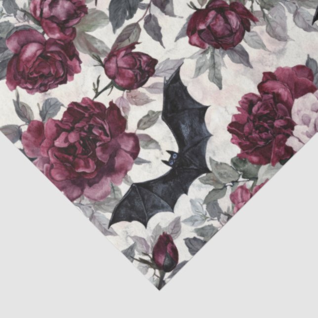 Elegantes WasserfarbenHalloween Seidenpapier (Ausschnitt)