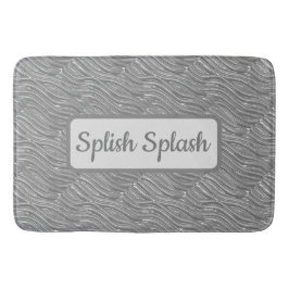Elegantes Wassermuster Bath Mat Badematte