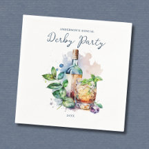 Elegantes Watercolor Derby Party