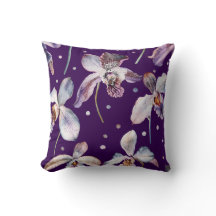 Elegantes Watercolor Orchideen