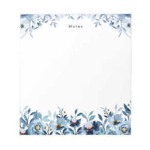 Elegantes Watercolor Personalisiert Notizblock