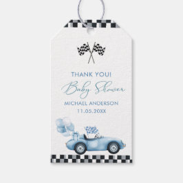 Elegantes Watercolor Rennen Kinderdusche Geschenkanhänger