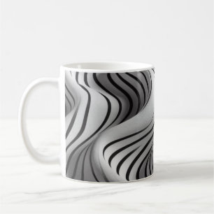 Elegantes Wavefarben Design 5 Kaffeetasse