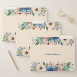 Elegantes Weibchen Papiermappe