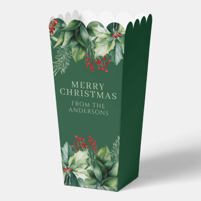 Elegantes Weihnachten  Geschenkschachtel (Vorderseite)