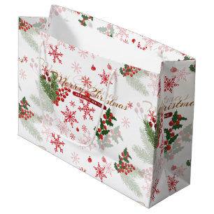 Elegantes Weihnachten Große Geschenktüte