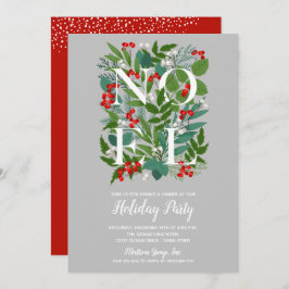 Elegantes WEIHNACHTEN Grün Weihnachten Party Einla