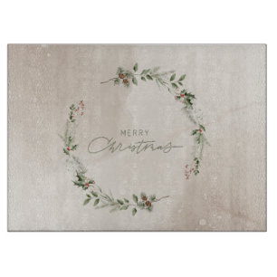 Elegantes Weihnachts-Entertainment-Serviertablett Schneidebrett