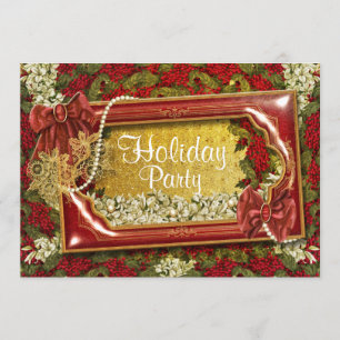 Elegantes Weihnachts-Party-Büro anpassbar Einladung