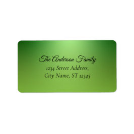 Elegantes Weihnachts-Party Modernes Adressaufkleber