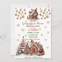 Elegantes Weihnachts-Party Modernes Einladung