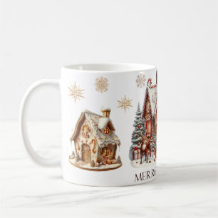 Elegantes Weihnachts-Party Modernes Kaffeetasse