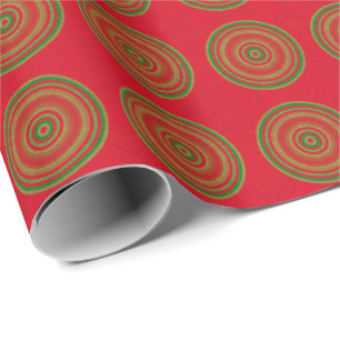 Elegantes Weihnachts-Punkte-Muster Geschenkpapier