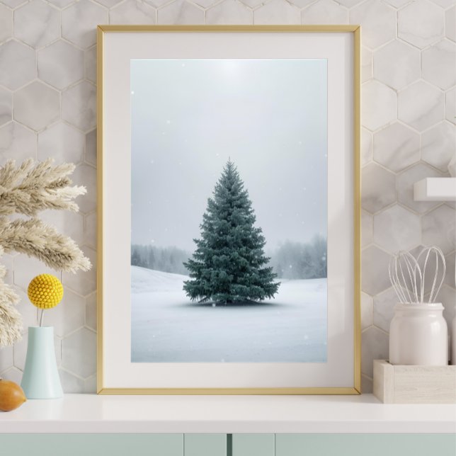 Elegantes Weihnachtsbaum-Plakat Poster (Von Creator hochgeladen)
