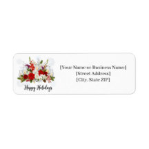 Elegantes Weihnachtsbouquet Blumenarrangement