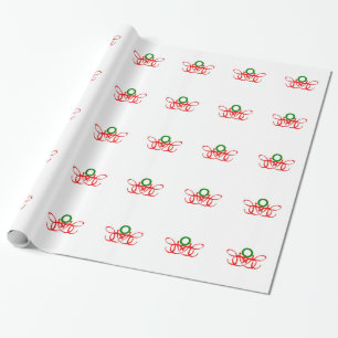 Elegantes Weihnachtsdesign Xmas Stilvoll Geschenkpapier