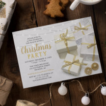 Elegantes Weihnachtsfest im Unternehmen