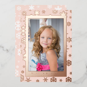 Elegantes Weihnachtsfest nach Maß     Folien Feiertagskarte