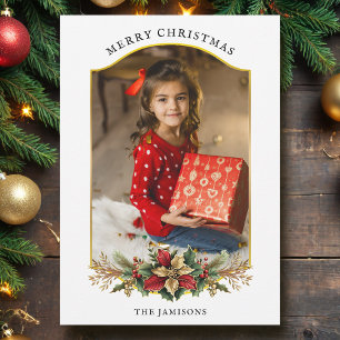 Elegantes Weihnachtsgebäck-Foto Feiertagskarte