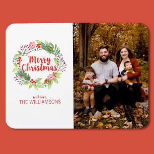 Elegantes Weihnachtsgebirge Foto Magnet