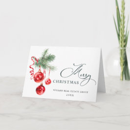 Elegantes Weihnachtsgeschenk Feiertagskarte