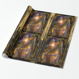 Elegantes Weihnachtsgeschenk Geschenkpapier