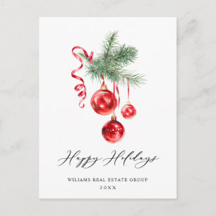 Elegantes Weihnachtsgeschenk Postkarte