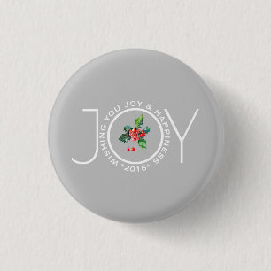 Elegantes Weihnachtsgeschenk & Text-Joy-Template Button