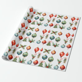 Elegantes Weihnachtsgeschmuckpapier Geschenkpapier