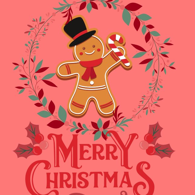 elegantes Weihnachtskuchen-Wrapping Paper Geschenkpapier (merry Christmas wrapping paper)