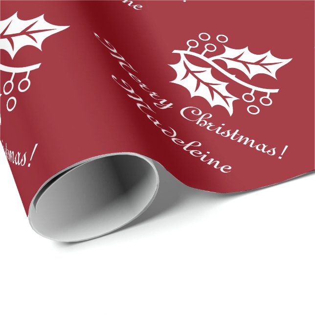 Elegantes Weihnachtsverpackungspapier mit Geschenkpapier (Rolleneckpunkt)