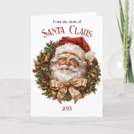 Elegantes Weihnachtswasser Botanisch Feiertagskarte