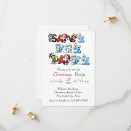 Elegantes Weihnachtswasser Botanisch Save The Date