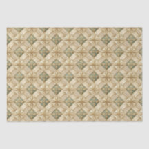 Elegantes Weihnachtswrapping Paper Cream and Sage