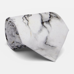 Elegantes Weiß-Grau-Schwarz-Weiß Krawatte