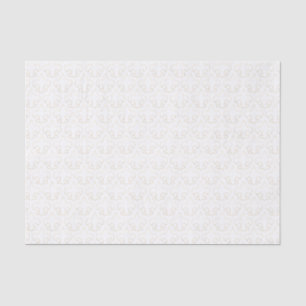 Elegantes Weiß-u. GoldLilien-Seidenpapier Seidenpapier