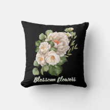 Elegantes weißes Blumenbouquet mit grünen Blättern