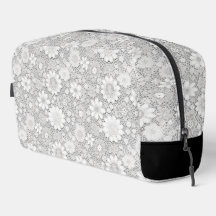 Elegantes weißes Blumenmuster