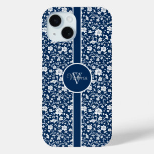 Elegantes weißes florales personalisiertes iPhone- Case-Mate iPhone Hülle