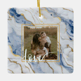 Elegantes, weißes Marmorgranitmuster Keramikornament