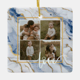 Elegantes, weißes Marmorgranitmuster Keramikornament