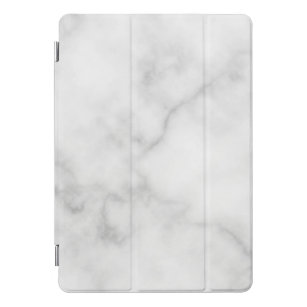 Elegantes, weißes Marmormuster iPad Pro Cover