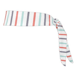 Elegantes, weißgestreiftes Headband