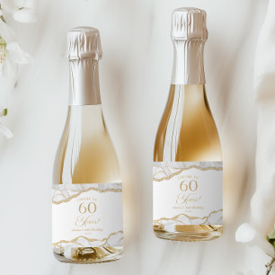 Elegantes Weißgold-Achat-Mini für die 60. Geburtst